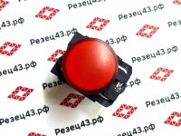 Индикатор светодиодный пластиковый КМЕ-ОЛ красный 24В AC/DC IP65