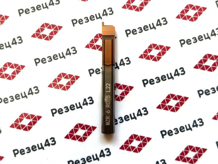 Мини резец MZR6-R0.5-L22
