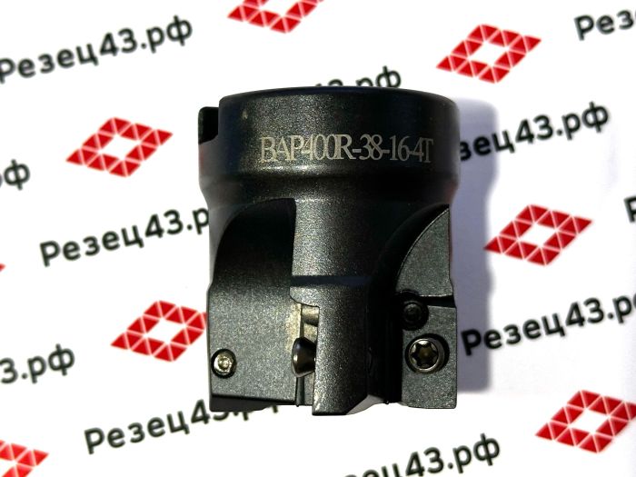 Торцевая насадная фреза 90 градусов, под сменные пластины TAP400R-38-16-4T (HZSK)