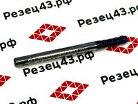 Концевая фреза с закруглённым углом режущей кромки R1 D3.5-D4-50 4Z, сталь (HRC65)