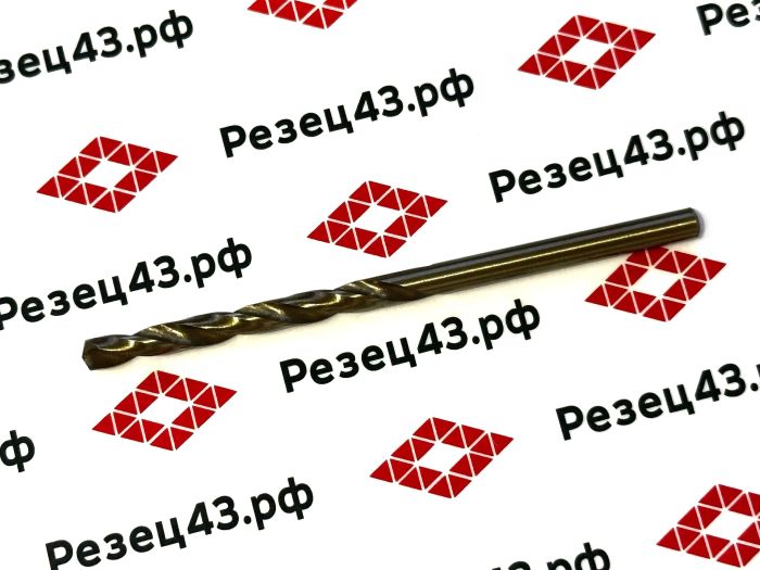 Сверло из быстрорежущей стали 3,8 мм HSS Co M35 (кобальт)