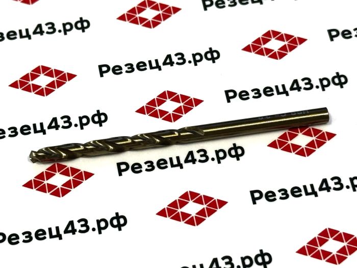 Сверло из быстрорежущей стали 3,9 мм HSS Co M35 (кобальт)