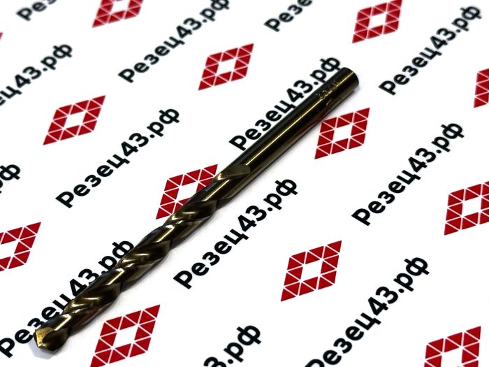 Сверло из быстрорежущей стали 5,0 мм HSS Co M35 (кобальт)