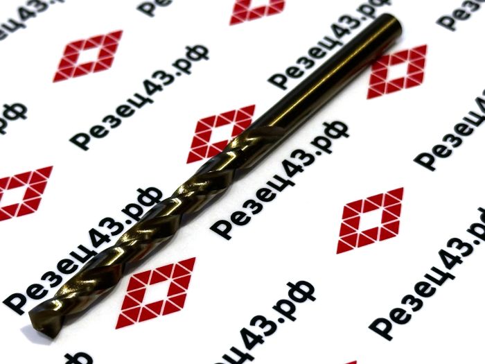 Сверло из быстрорежущей стали 5,2 мм HSS Co M35 (кобальт)