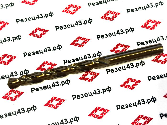 Сверло из быстрорежущей стали 8,6 мм HSS Co M35 (кобальт)