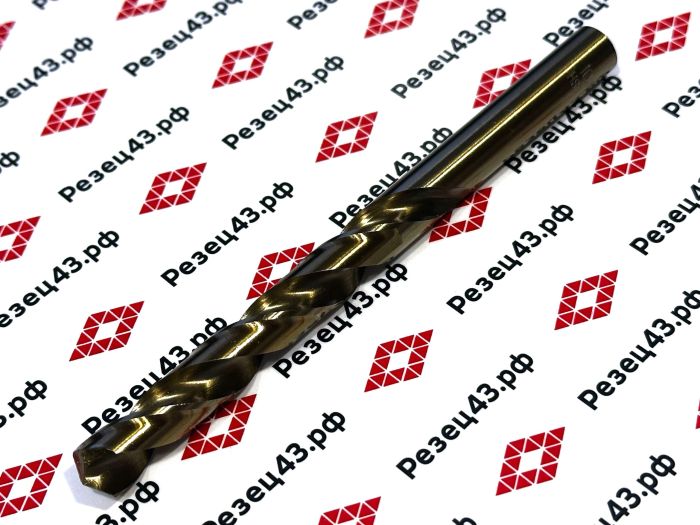 Сверло из быстрорежущей стали 10,5 мм HSS Co M35 (кобальт)