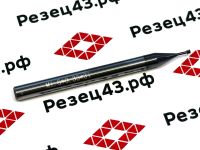 Концевая твердосплавная резьбовая фреза трехрядная М1,8х0,35 (P,M,K)