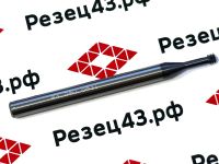 Концевая твердосплавная резьбовая фреза трехрядная М3,5х0,6 (P,M,K)