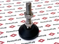 Винтовая шарнирная регулируемая опора с основанием 50 мм (42011-d50-M12-50)