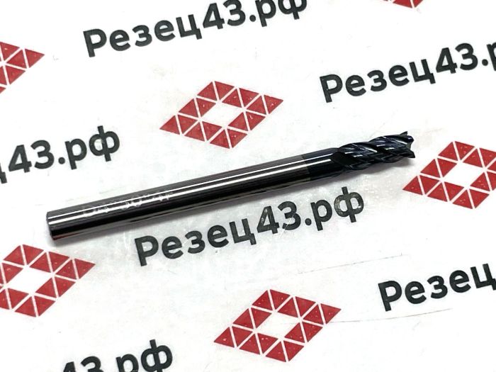 Концевая фреза D4-D4-50mm 4Z, сталь (HRC45)