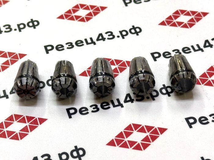 Набор высокоточных цанг ER11 в деревянном кейсе 5 шт (ER11-5pcs)