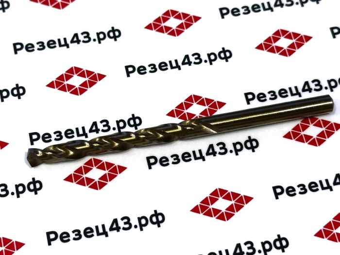Сверло из быстрорежущей стали 5,2 мм HSS Co M35 (кобальт)