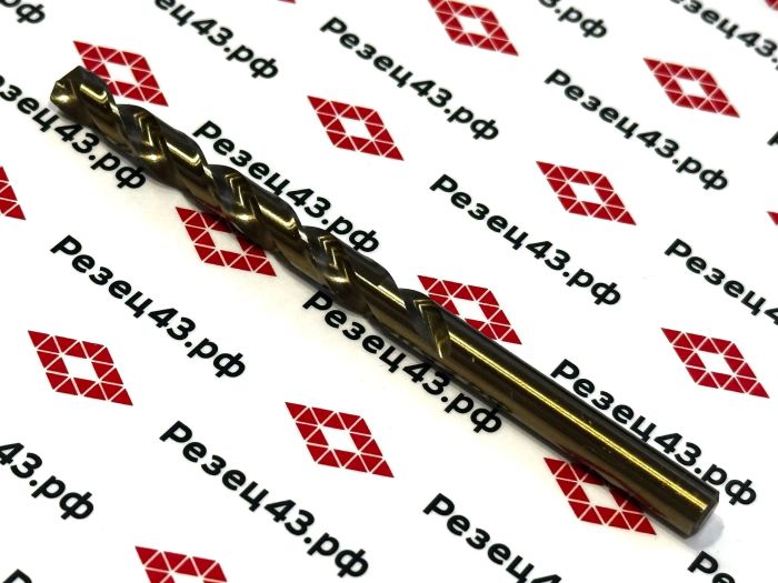 Сверло из быстрорежущей стали 7 мм HSS Co M35 (кобальт)