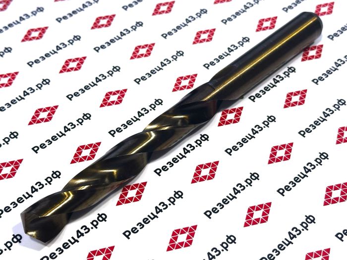 Сверло из быстрорежущей стали 15,5 мм HSS Co M35 (кобальт)