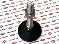 Винтовая шарнирная регулируемая опора с основанием 80 мм (42011-d80-М20-100)