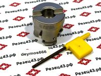 Торцевая насадная (корпусная) фреза, диаметр 40 мм под сменные круглые пластины (EMRW6R-40-16-3T)