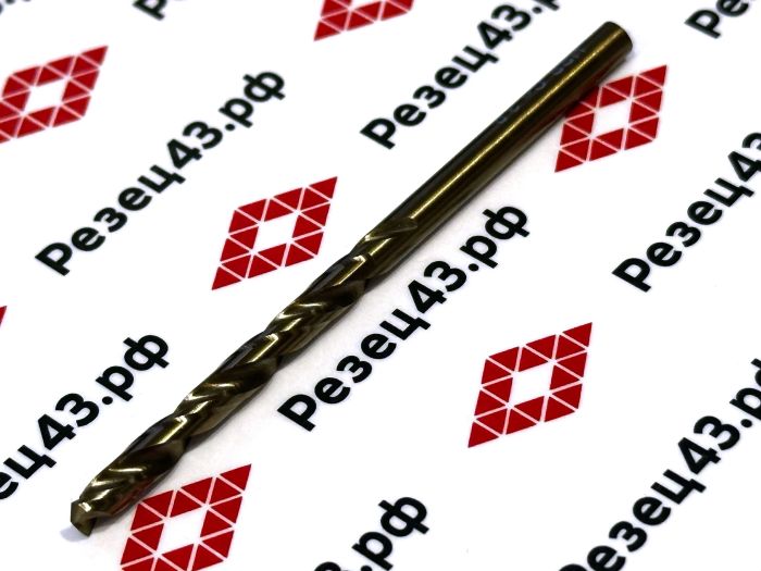 Сверло из быстрорежущей стали 3,9 мм HSS Co M35 (кобальт)