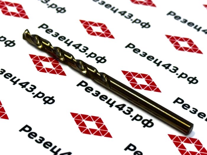 Сверло из быстрорежущей стали 4,2 мм HSS Co M35 (кобальт)