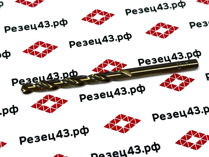 Сверло из быстрорежущей стали 5,0 мм HSS Co M35 (кобальт)