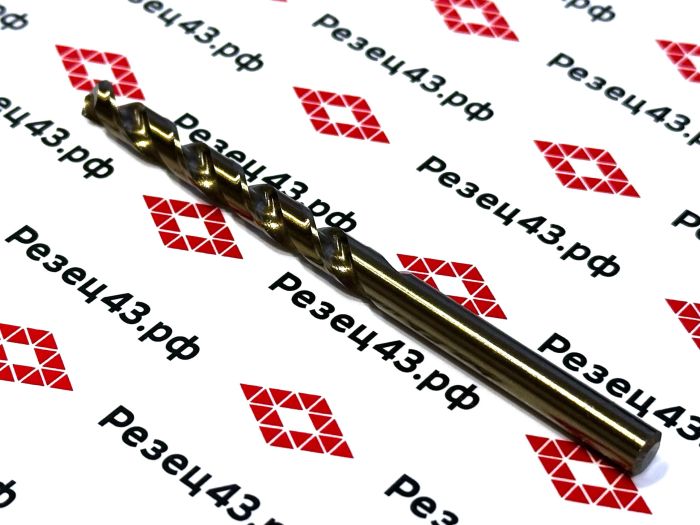Сверло из быстрорежущей стали 5,9 мм HSS Co M35 (кобальт)