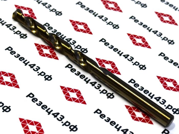 Сверло из быстрорежущей стали 6,8 мм HSS Co M35 (кобальт)