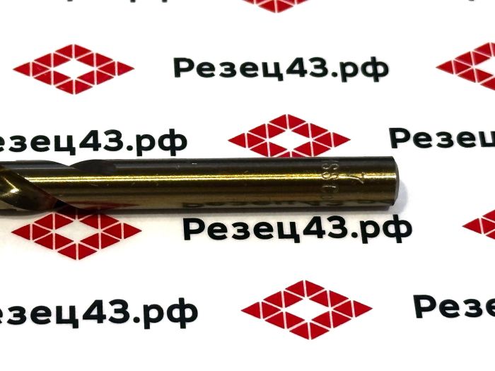 Сверло из быстрорежущей стали 7 мм HSS Co M35 (кобальт)