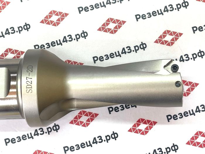 Корпусное сверло SD-27-C32-2D (WC-27-C32-2D) со сменными пластинами WC**