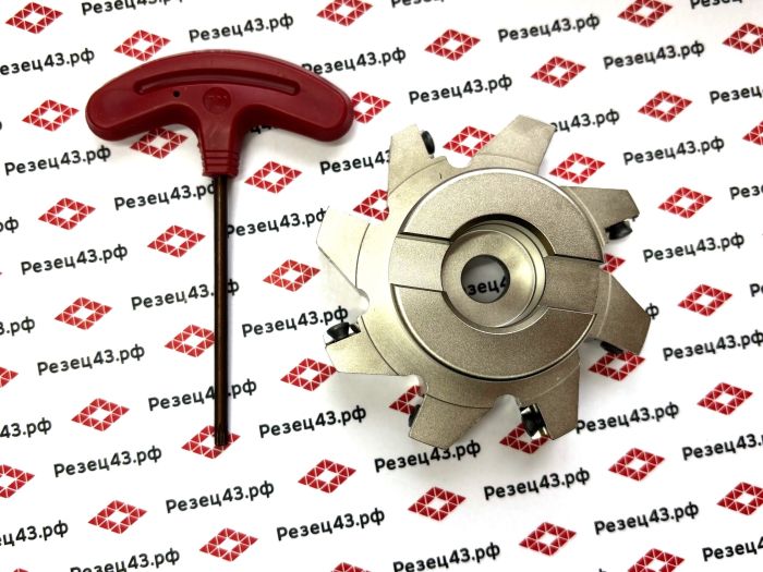Дисковая насадная фреза со сменными пластинами SMP12 100-H16-27-8T