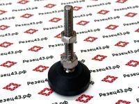 Винтовая шарнирная регулируемая опора с основанием 40 мм (42011-d40-M8-50)