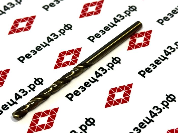 Сверло из быстрорежущей стали 3,8 мм HSS Co M35 (кобальт)