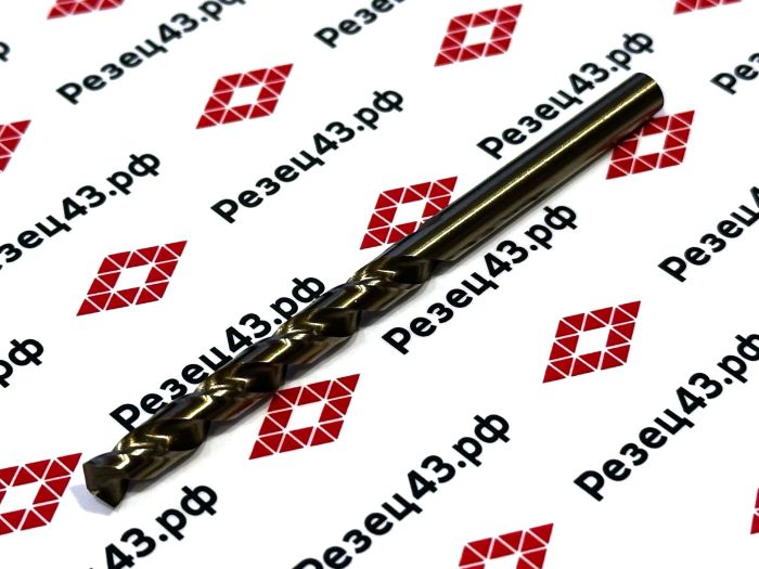 Сверло из быстрорежущей стали 5,9 мм HSS Co M35 (кобальт)