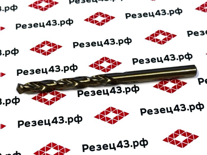 Сверло из быстрорежущей стали 6 мм HSS Co M35 (кобальт)