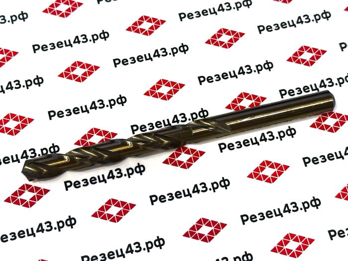 Сверло из быстрорежущей стали 9 мм HSS Co M35 (кобальт)