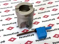 Торцевая насадная фреза 90 градусов OLI, под сменные пластины TAP400R-40-22-4T