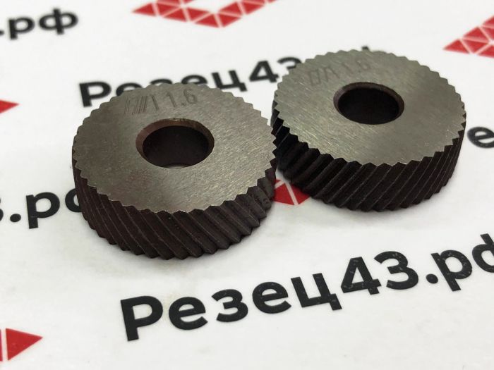 Ролики для накатки сетчатого рифления шаг 1.6 мм