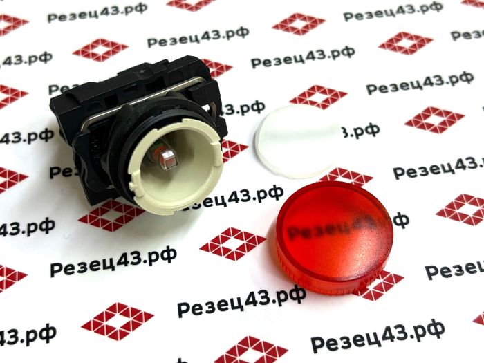 Индикатор светодиодный пластиковый КМЕ-ОЛ красный 220В AC/DC IP65