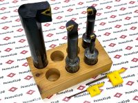 Набор расточных резцов со сменными пластинами 25 мм 4 шт для расточной головки F1