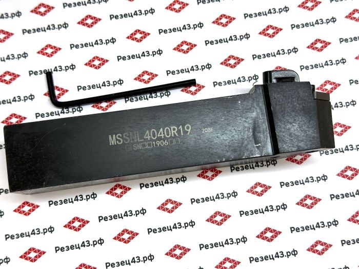 Резец наружного точения MSSNL4040R19