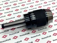 Сверлильный патрон 1-13 мм усиленный самозажимной на оправке Морзе 2 (с резьбой М12 под шпильку) (несъемный) MTB2-APU13 (М12)