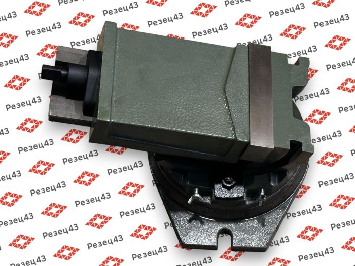 Тиски станочные синусные (наклонно-поворотные) 160 мм (QHK160)