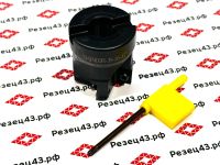 Торцевая насадная фреза 90 градусов, под сменные пластины TAP400R-38-16-4T (HZSK)