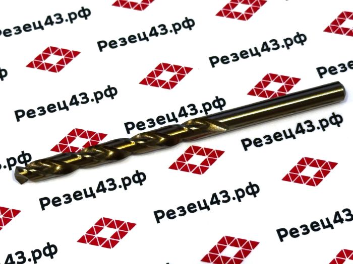 Сверло из быстрорежущей стали 6,2 мм HSS Co M35 (кобальт)