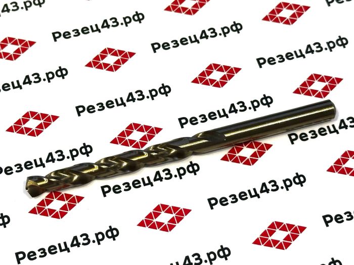 Сверло из быстрорежущей стали 6,5 мм HSS Co M35 (кобальт)