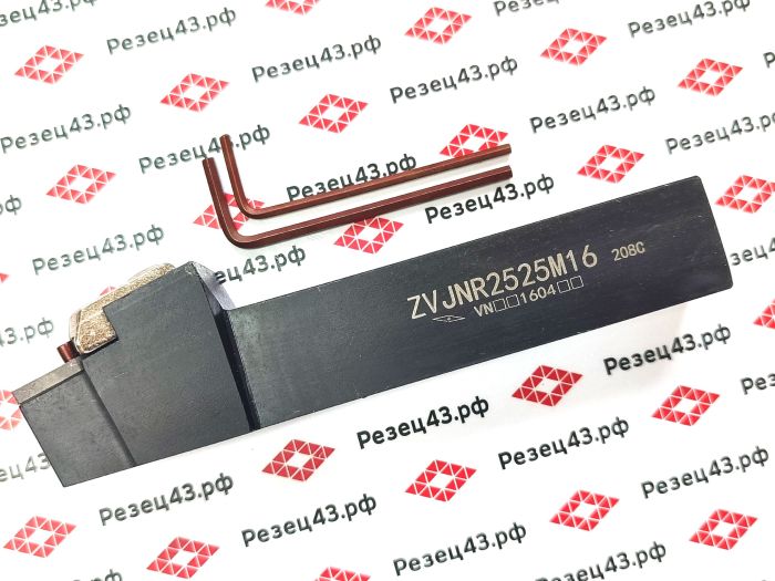Резец наружного точения ZVJNR2525M16