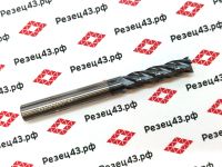 Концевая фреза D10-D10-100mm 4Z, сталь (HRC45)