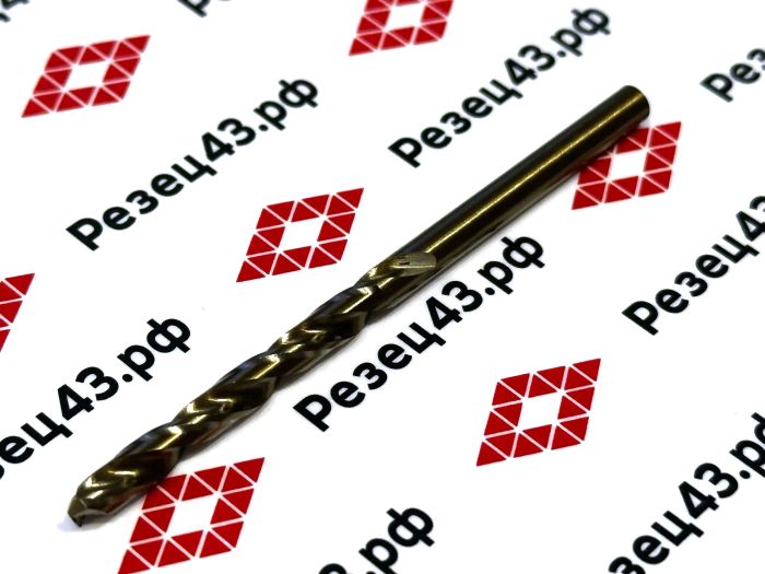 Сверло из быстрорежущей стали 4,1 мм HSS Co M35 (кобальт)