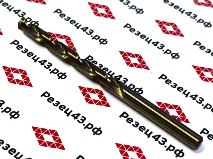 Сверло из быстрорежущей стали 6,2 мм HSS Co M35 (кобальт)