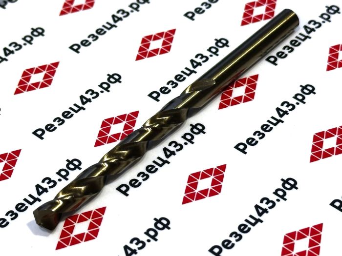 Сверло из быстрорежущей стали 6,5 мм HSS Co M35 (кобальт)