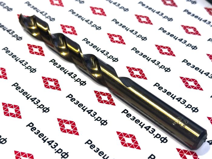 Сверло из быстрорежущей стали 12,5 мм HSS Co M35 (кобальт)