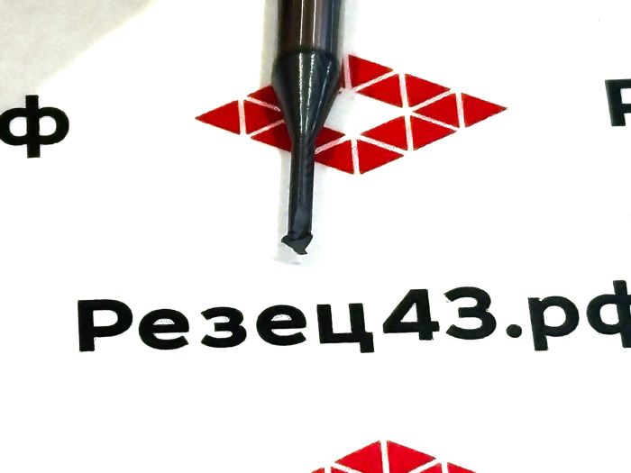 Концевая твердосплавная резьбовая фреза однорядная М2,5х0,45 (P,M,K)